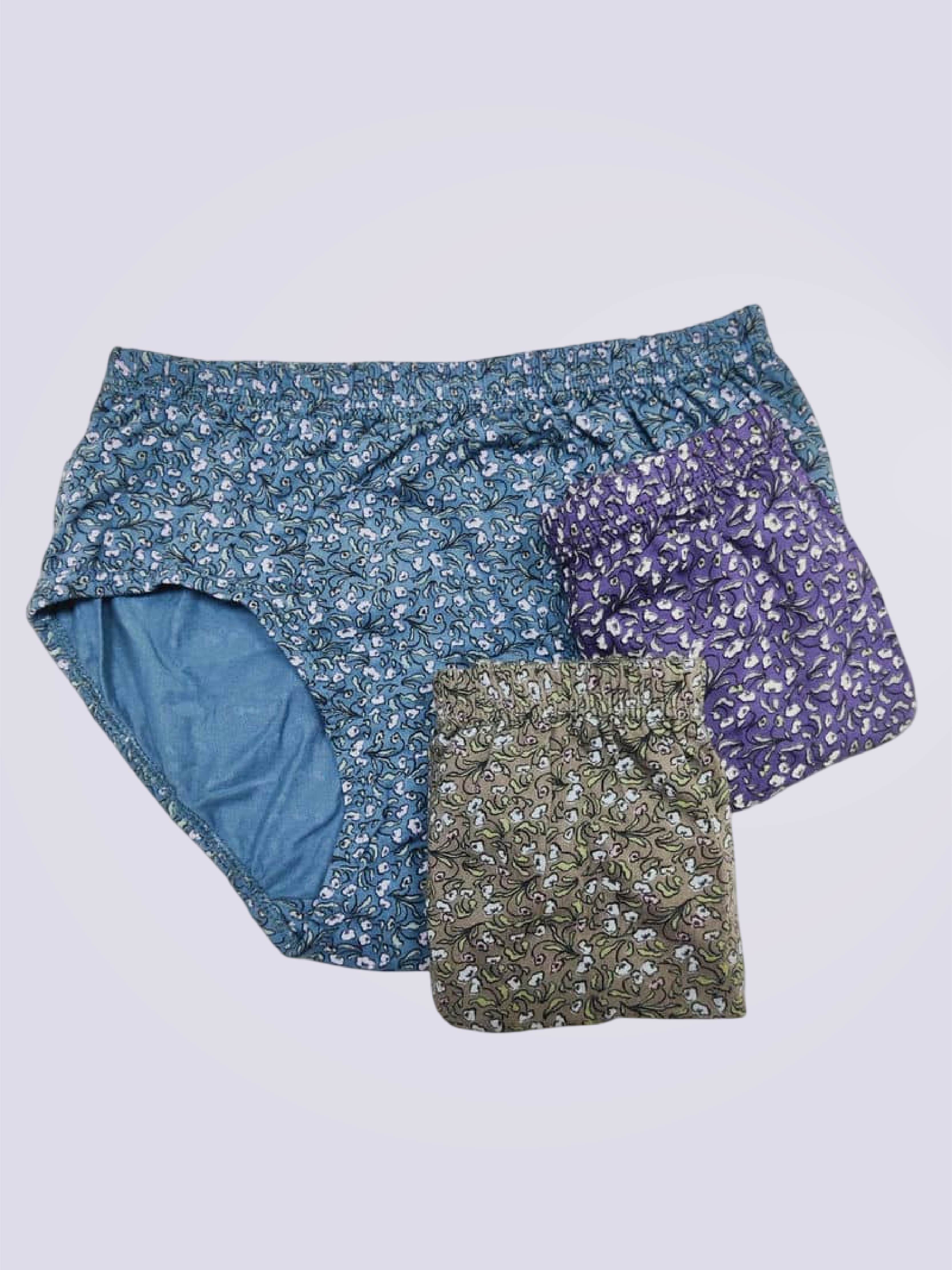 Pack of 3- Print Passion Super Comfy Mid Waist Panty - Bold And Bae Fashion